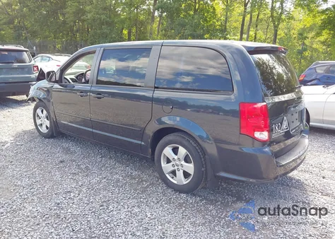 2013 Dodge Grand Caravan Se from USA, damaged, VIN 2C4RDGBG9DR613132